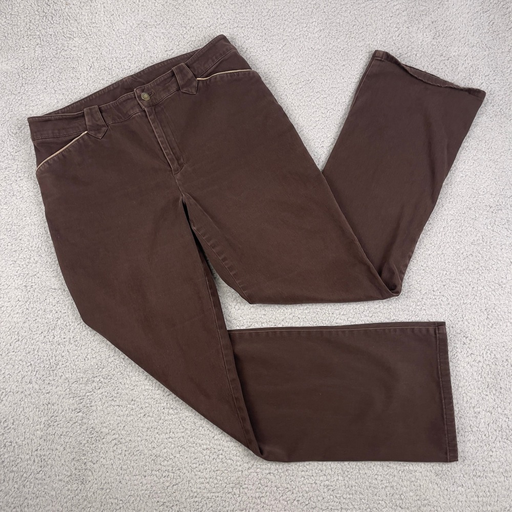 Vintage Ralph Lauren Jeans Womens 30x30 (10) Brown Western Flare Rancher Cowgirl